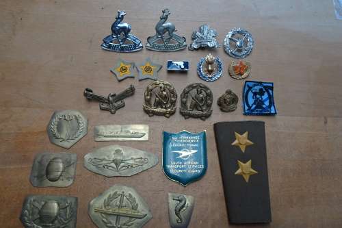 Lot of SADF and Naval Badges and Insignia (Bid for the Lot) Relisted Lot