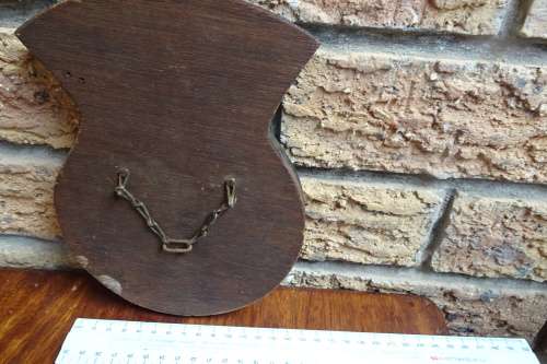 Stunning South Africain Navy Ships Plaque - Kaapstad - Pewter and Glass mounted on Wood