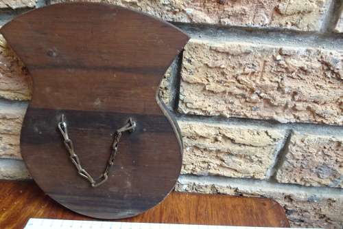 Stunning South Africain Navy Ships Plaque - P.M. Brug - Pewter and Glass mounted on Wood