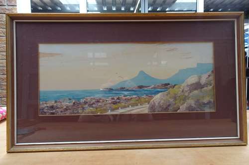 Watercolour  Artwork- Lion's Head by H. Anderson