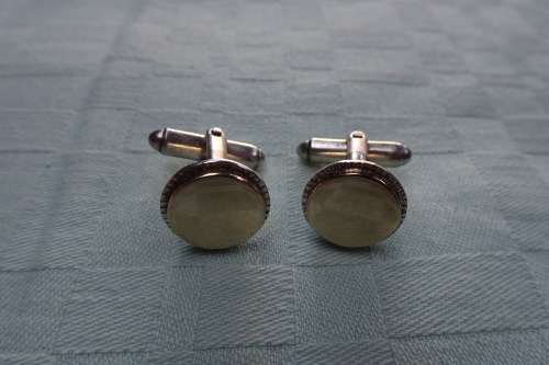 Great Set of 9ct Gold and 925 Silver Cufflinks Clearly Marked in Excellent Condition