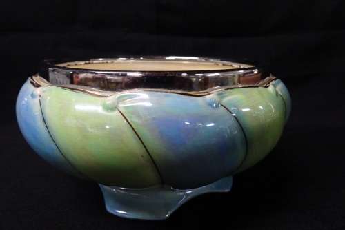 Royal Winton Grimwades Ceramic Footed Serving Bowl. Made in England.