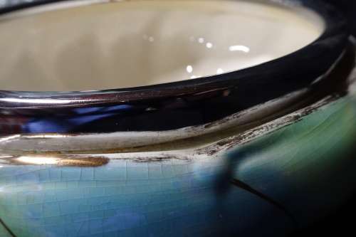 Royal Winton Grimwades Ceramic Footed Serving Bowl. Made in England.