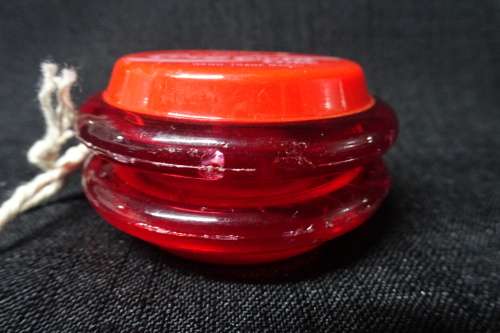 Vintage Super Coca-Cola Yo-Yo. "Coca-Cola" Written in Cursive.