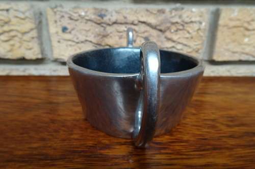 Gorgeous Vintage Carrol Boyes (1954 - 2019) Pewter Sugar Bowl "Wave"