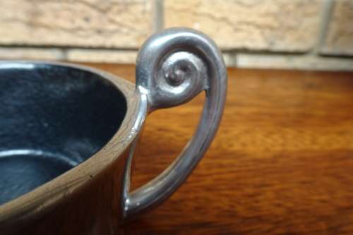 Gorgeous Vintage Carrol Boyes (1954 - 2019) Pewter Sugar Bowl "Wave"