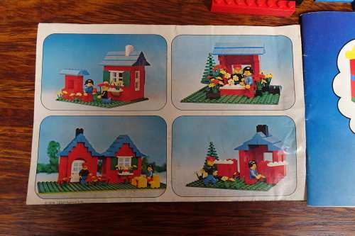 Boxed Vintage 1978 Legoland 376 Piece House With Garden With Instructions/Manual. Pieces Missing