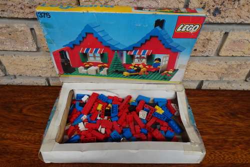 Boxed Vintage 1978 Legoland 376 Piece House With Garden With Instructions/Manual. Pieces Missing