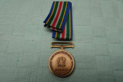 Six South African Police Service Reconciliation and Amalgamation Miniature Medals. BIDDING PER PIECE