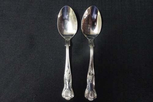 Stunning Grawe and Hill Stainless Steel Kings Pattern Twelve Piece Cutlery Set For Two
