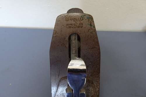 An Awesome Vintage Stanley No. 4 Wood Hand Plan With Wooden Front Handle and Instructions