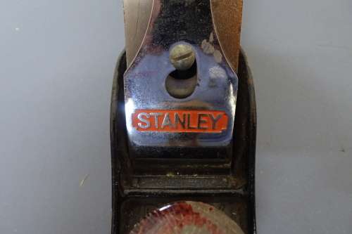 An Awesome Vintage Stanley No. 4 Wood Hand Plan With Wooden Front Handle and Instructions