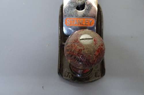 An Awesome Vintage Stanley No. 4 Wood Hand Plan With Wooden Front Handle and Instructions
