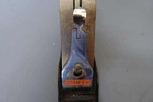 An Awesome Vintage Stanley No. 4 Wood Hand Plan With Wooden Front Handle and Instructions