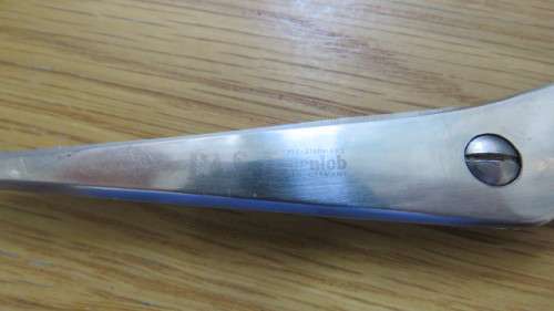 Vintage Pair of High Quality `P.A.S. Frauenlob` Stainless Steel Solingen Scissors 18,5 cm. German