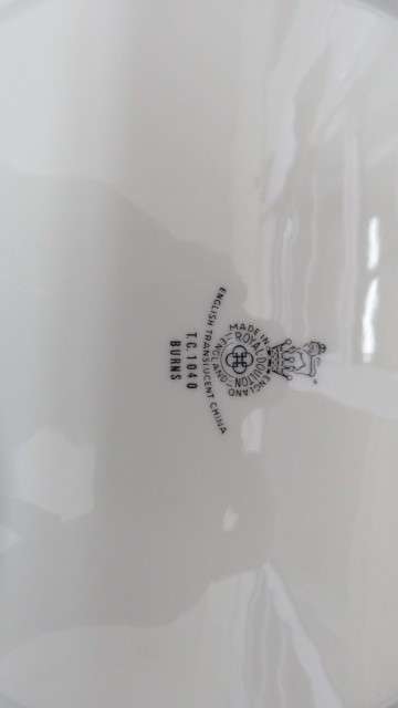Vintage Royal Doulton Translucent China `Robert Burns 1759-1796` Cabinet Plate