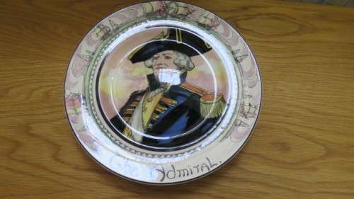 Vintage Royal Doulton Porcelain `The Admiral` Cabinet Plate.