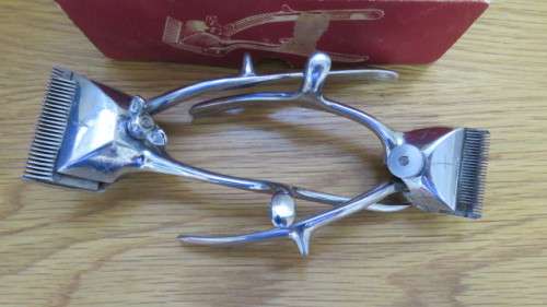 A Lot of Two Rare Vintage Burman and Son Ltd Hair Clipper Sets. Made in England.
