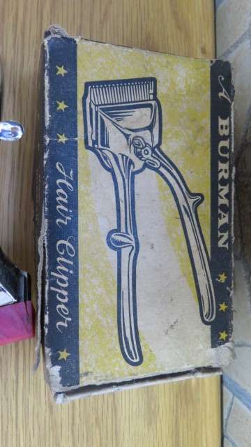 A Lot of Two Rare Vintage Burman and Son Ltd Hair Clipper Sets. Made in England.