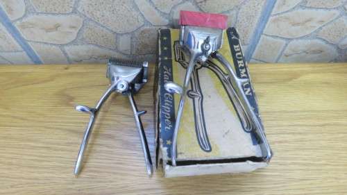 A Lot of Two Rare Vintage Burman and Son Ltd Hair Clipper Sets. Made in England.