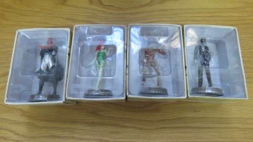 4 Boxed DC Comics Super Heroes/Villains Black Mask/Scarecrow/Poison Ivy/Red Hood and The Outlaws