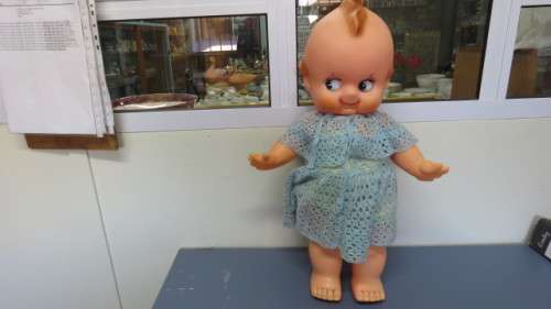 Lovely Collectable Clothed Vintage Celluloid Kewpie Doll 66 cm