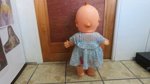 Lovely Collectable Clothed Vintage Celluloid Kewpie Doll 66 cm