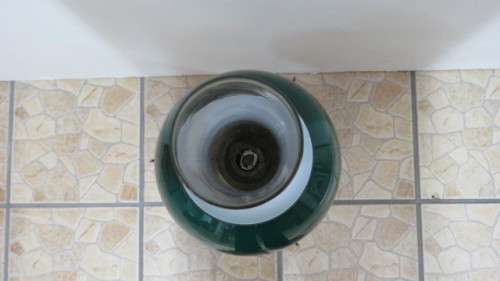 Stunning Vintage Aladdin No.23 Oil/Kerosene Lamp With Emerald Green Shade