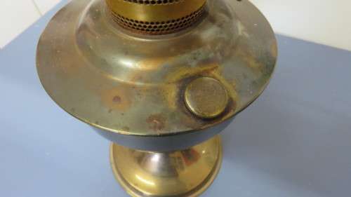 Stunning Vintage Aladdin No.23 Oil/Kerosene Lamp With Emerald Green Shade
