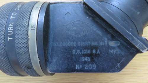 Awesome Vintage Telescope Sighting No.9D MKI 1943. Australian War. COURIER ONLY