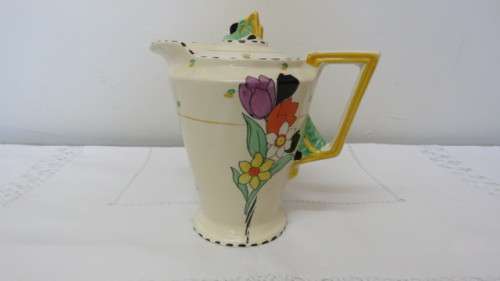 Gorgeous Burleigh Ware Ironstone `Fragrance` Small Teapot. Made in England