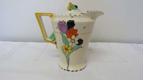 Gorgeous Burleigh Ware Ironstone `Fragrance` Small Teapot. Made in England