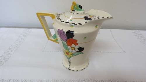 Gorgeous Burleigh Ware Ironstone `Fragrance` Small Teapot. Made in England