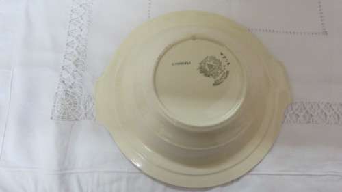 Lovely Burleigh Ware Ironstone `Fragrance` Lidded Serving Bowl With Handles