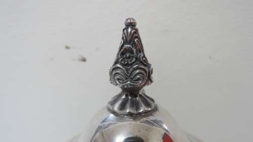 Stunning Viners International Silver Plate Tea Pot, Lidded Sugar Bowl and Creamer Set