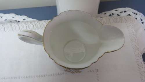 Pretty Vintage Shelley Fine Bone China Footed Creamer #13290. Made in England.
