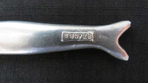 Stunning Vintage Carrol Boyes (1954-2019) Pewter/Stainless Steel Fish Design Teaspoon.