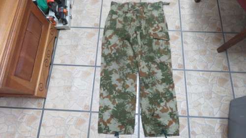 SADF /Koevoet/SAPS TIN Size 34 Camouflage Long Pants. Excellent Condition.