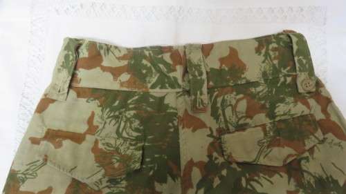 SADF /Koevoet/SAPS TIN Size 34 Camouflage Long Pants. Excellent Condition.