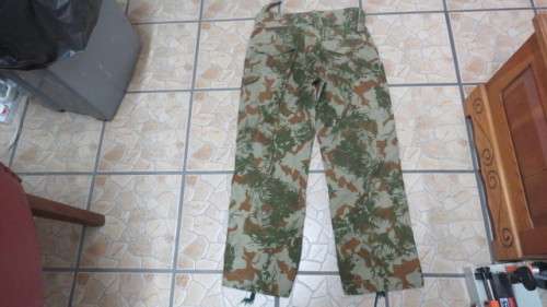 SADF /Koevoet/SAPS TIN Size 34 Camouflage Long Pants. Excellent Condition.