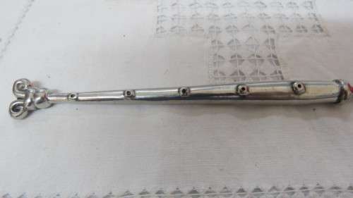 Awesome Vintage Carrol Boyes (1954-2019) `Aries` Pickle Fork. Pewter Handle. L: 20cm