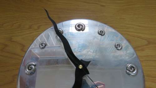 Awesome Modern Carrol Boyes Aluminium Round Wall Clock With Second Hand In Working Order (Relisted )