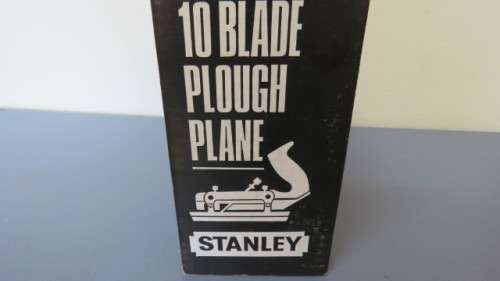 Stanley 13-052 10 Blade Plough Plane With Parts (No Blades) and Assembley and Operating Instructions