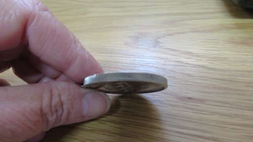 Unusual Union of South Africa 1960 Silver Five Shillings Coin Pendant 31.5g