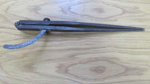 Vintage WM Johnson Inc. Newark 32 cm Machinist Wing Divider Tempered Steel