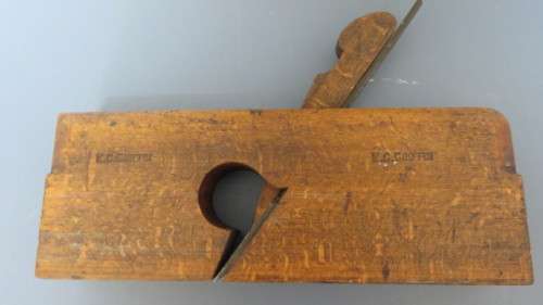 Antique Moulding Wood Plane Carpenters Tool