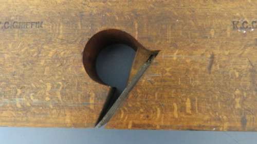 Antique Moulding Wood Plane Carpenters Tool