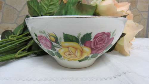 Lovely Vintage Swinnertons Staffordshire Nestor Vellum Ironstone Sugar Bowl H: 6cm D: 13,5cm