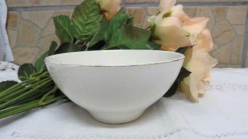 Lovely Vintage Swinnertons Staffordshire Nestor Vellum Ironstone Sugar Bowl H: 6cm D: 13,5cm