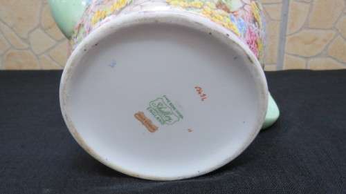 Beautiful Vintage Shelley Fine Bone China Chintz `Rock Garden` Pattern Teapot C. 1950